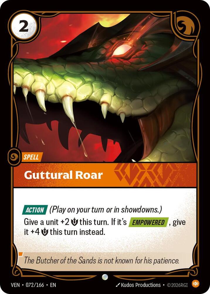 Guttural Roar #72