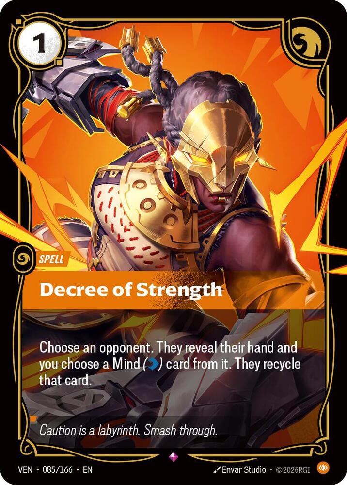 Decree of Strength [Foil] #85