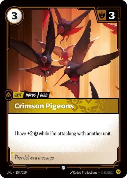 Crimson Pigeons #154