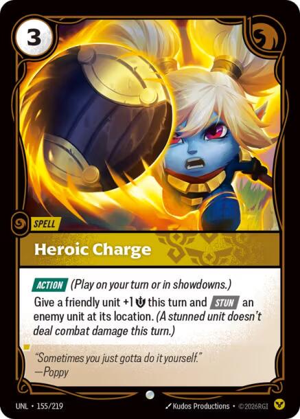 Heroic Charge [Foil] #155