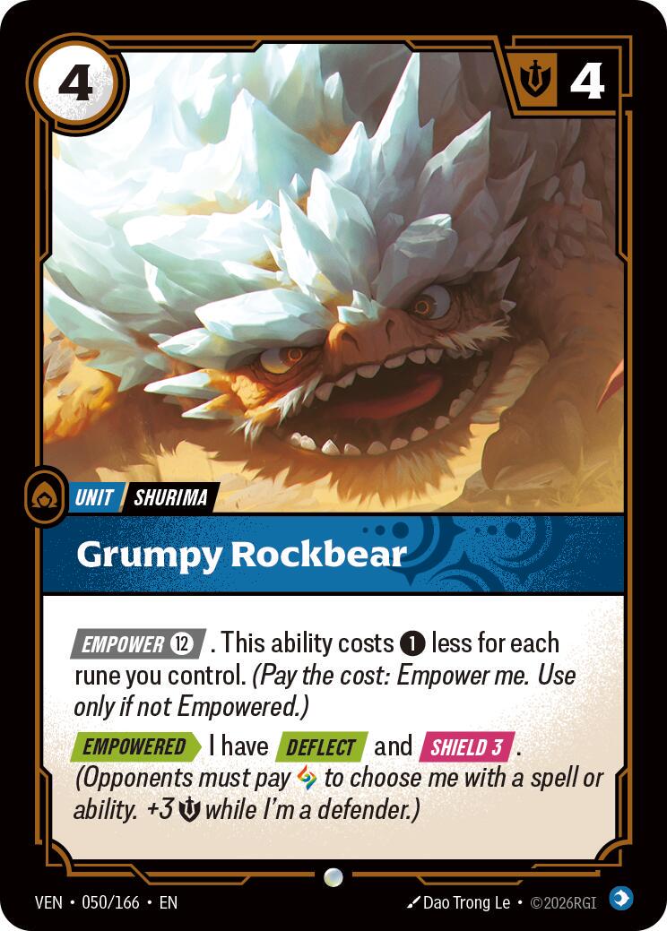 Grumpy Rockbear [Foil] #50