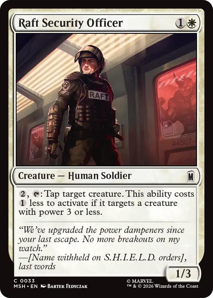 Raft Security Officer #33