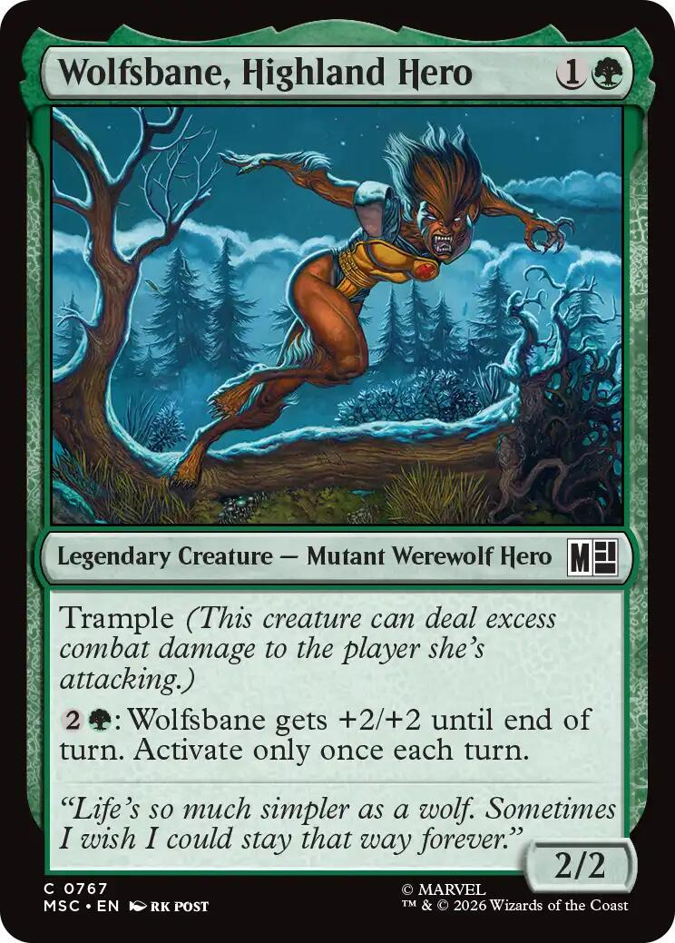 Wolfsbane, Highland Hero #767