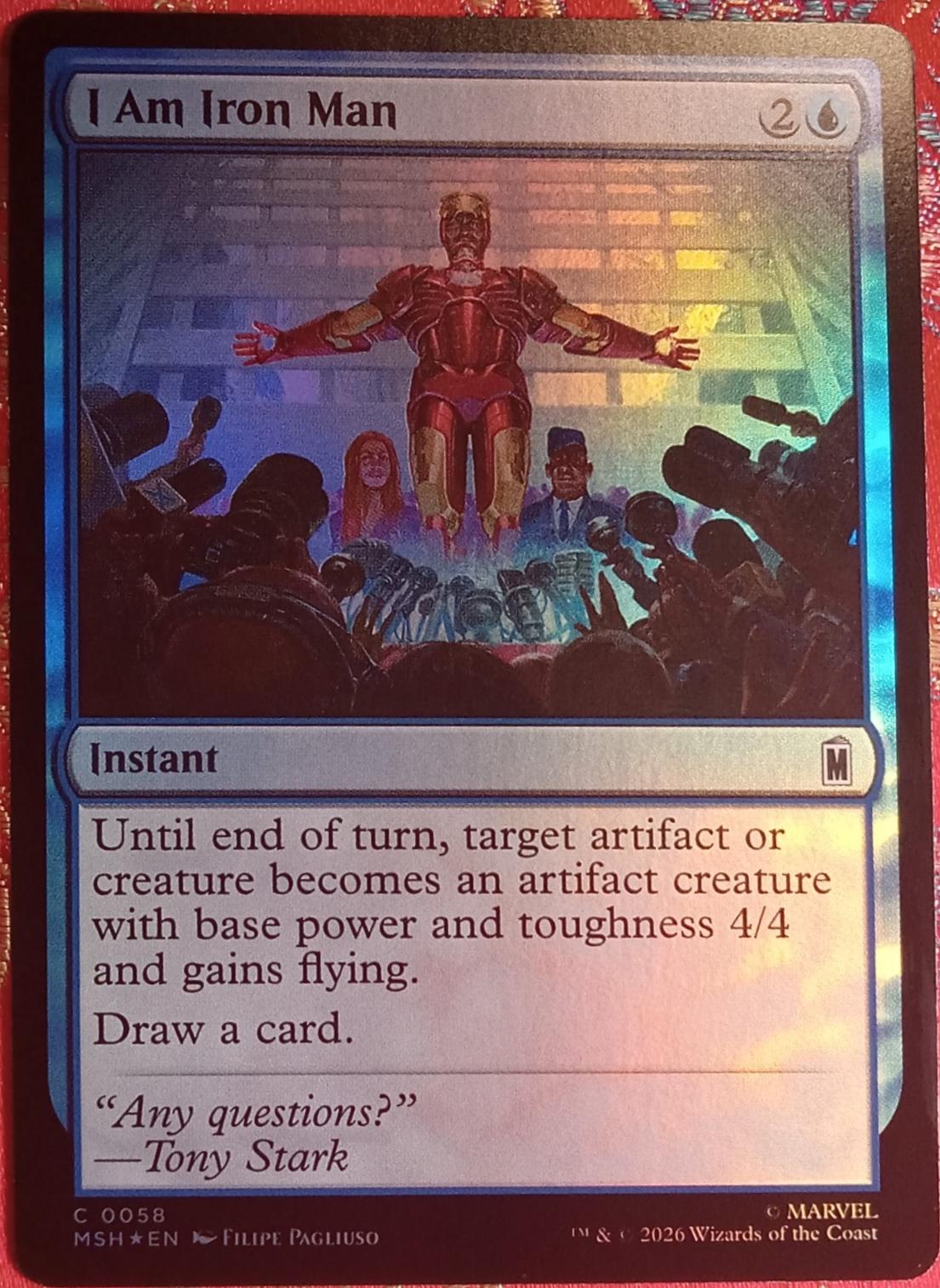 I Am Iron Man [Foil] #58