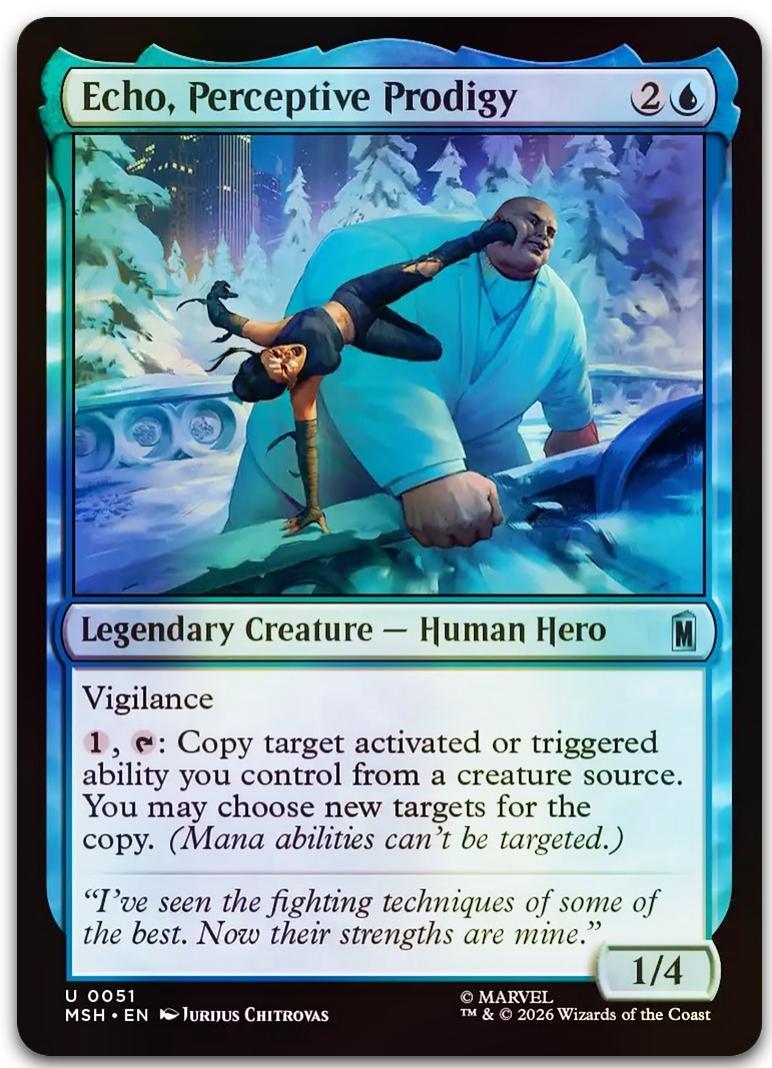 Echo, Perceptive Prodigy [Foil] #51