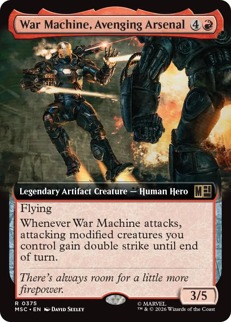 War Machine, Avenging Arsenal [Extended Art] #375