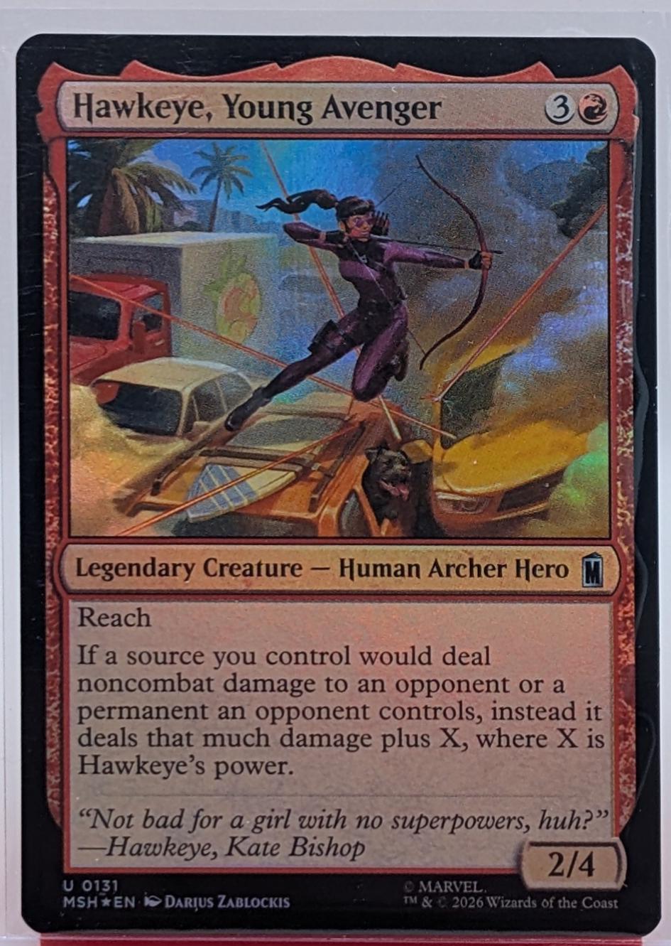 Hawkeye, Young Avenger [Foil] #131