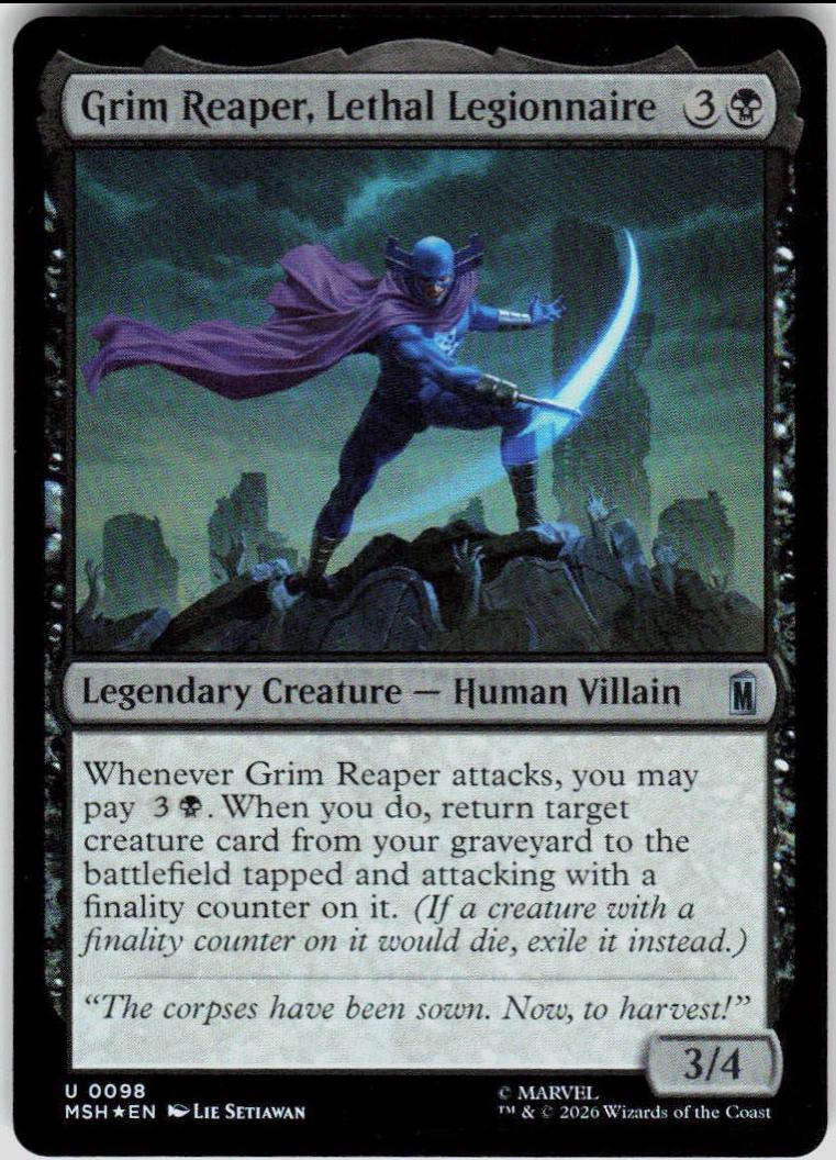 Grim Reaper, Lethal Legionnaire [Foil] #98