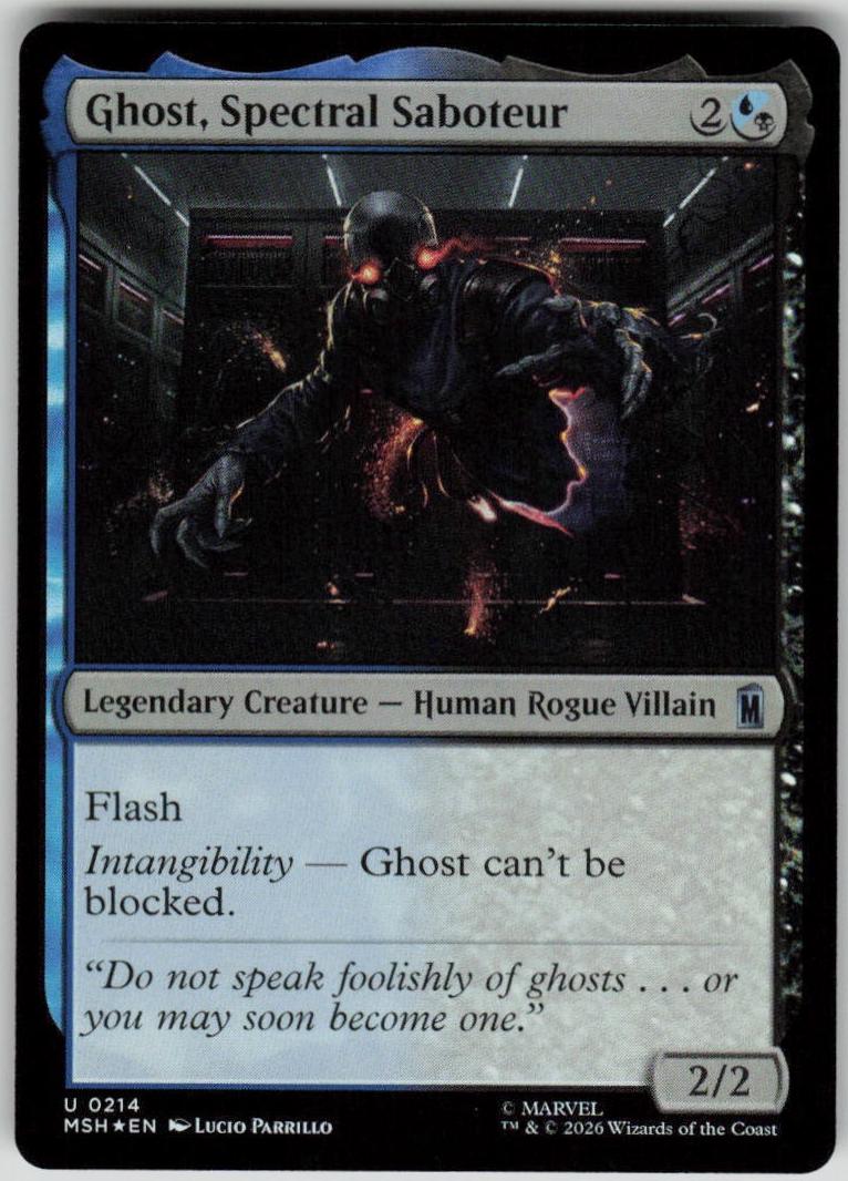 Ghost, Spectral Saboteur [Foil] #214