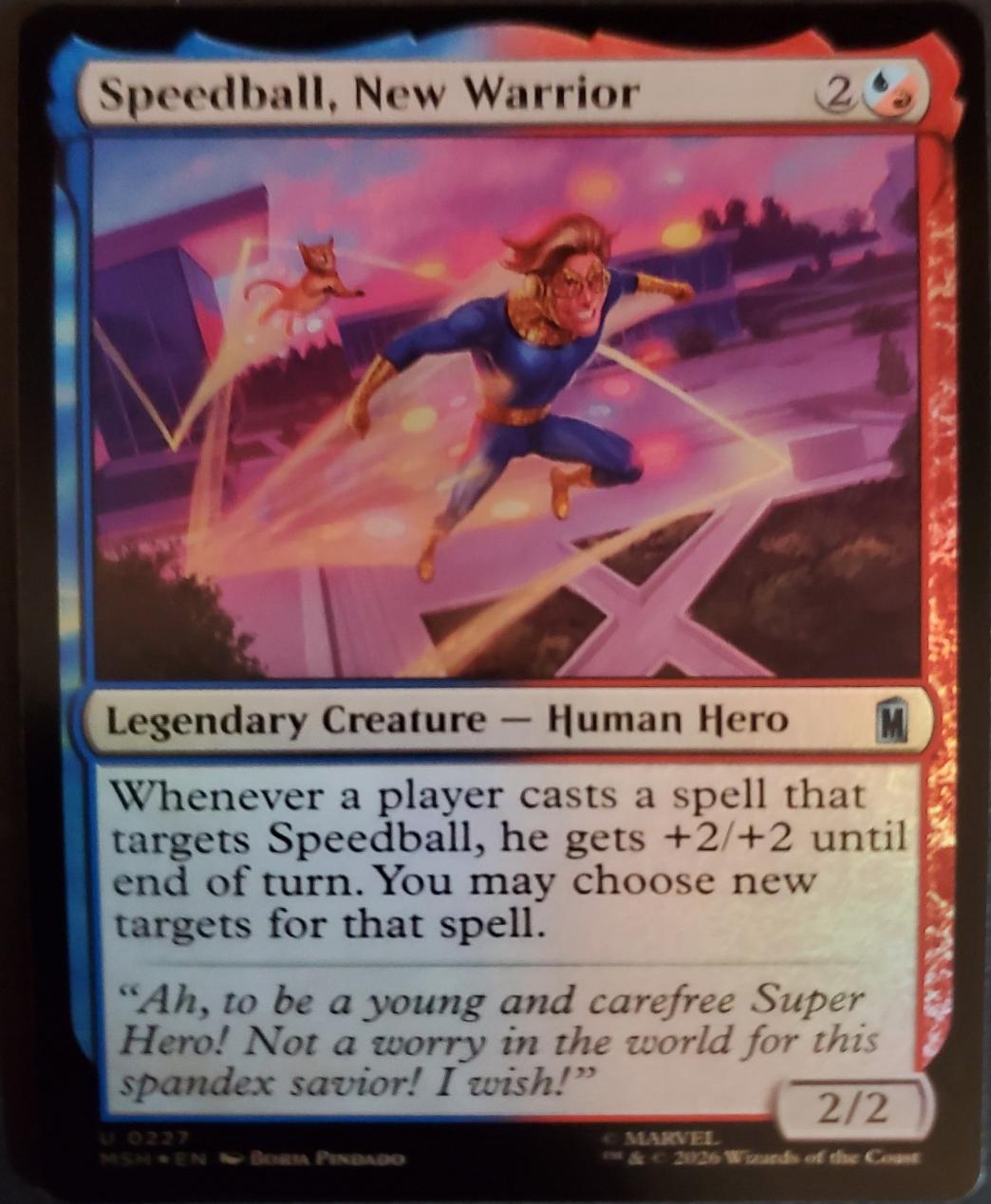 Speedball, New Warrior [Foil] #227
