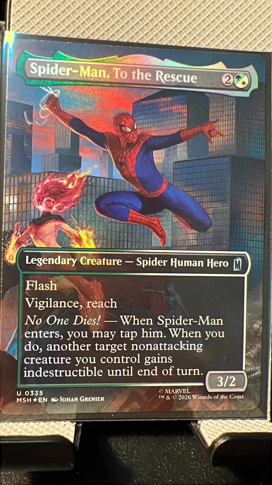 Spider-Man, To the Rescue [Borderless Foil] #335