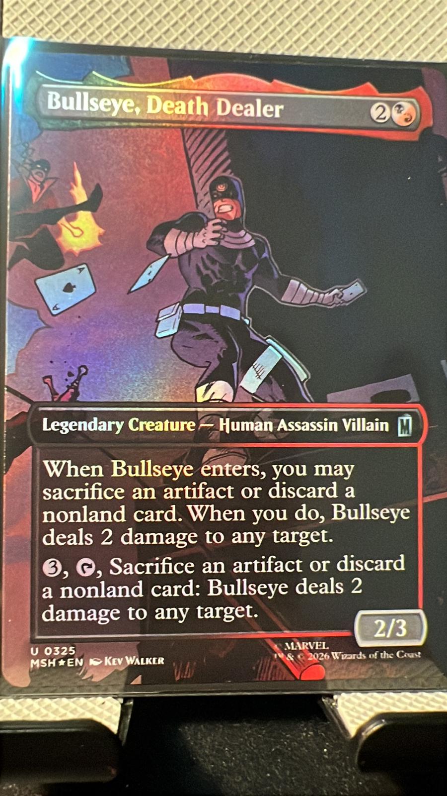 Bullseye, Death Dealer [Borderless Foil] #325