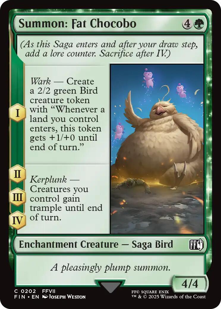 Summon: Fat Chocobo #202