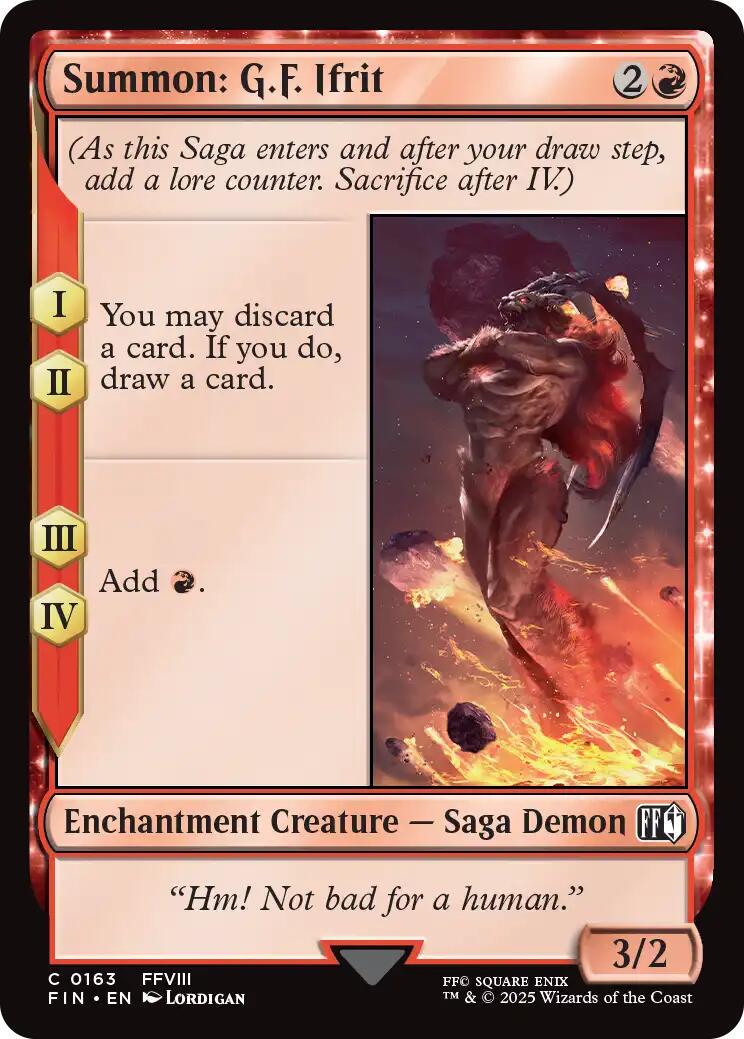 Summon: G.F. Ifrit #163