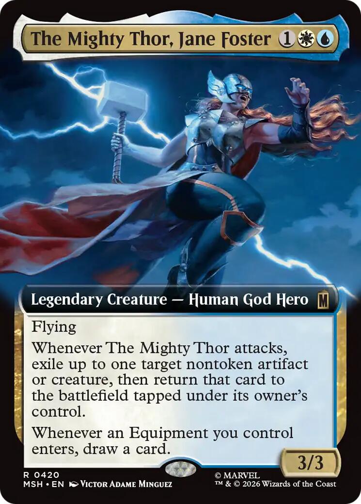 The Mighty Thor, Jane Foster [Extended Art] #420