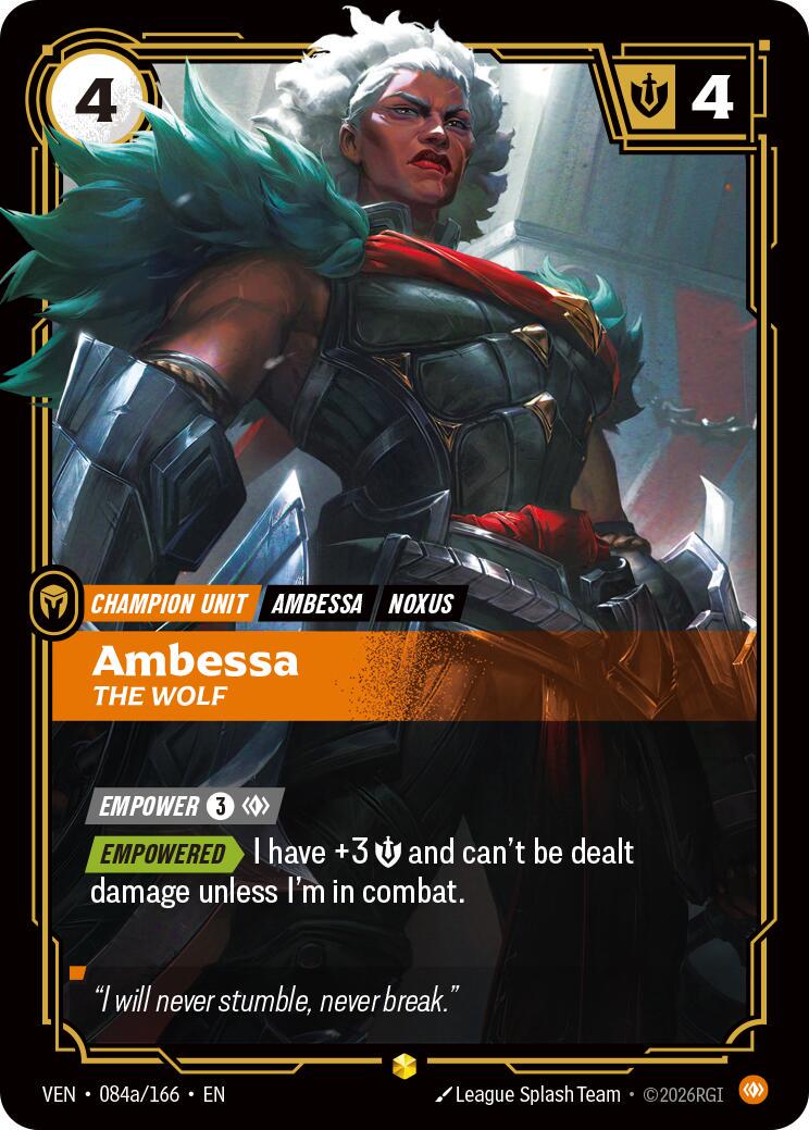 Ambessa, The Wolf [Alternate Art] #84a