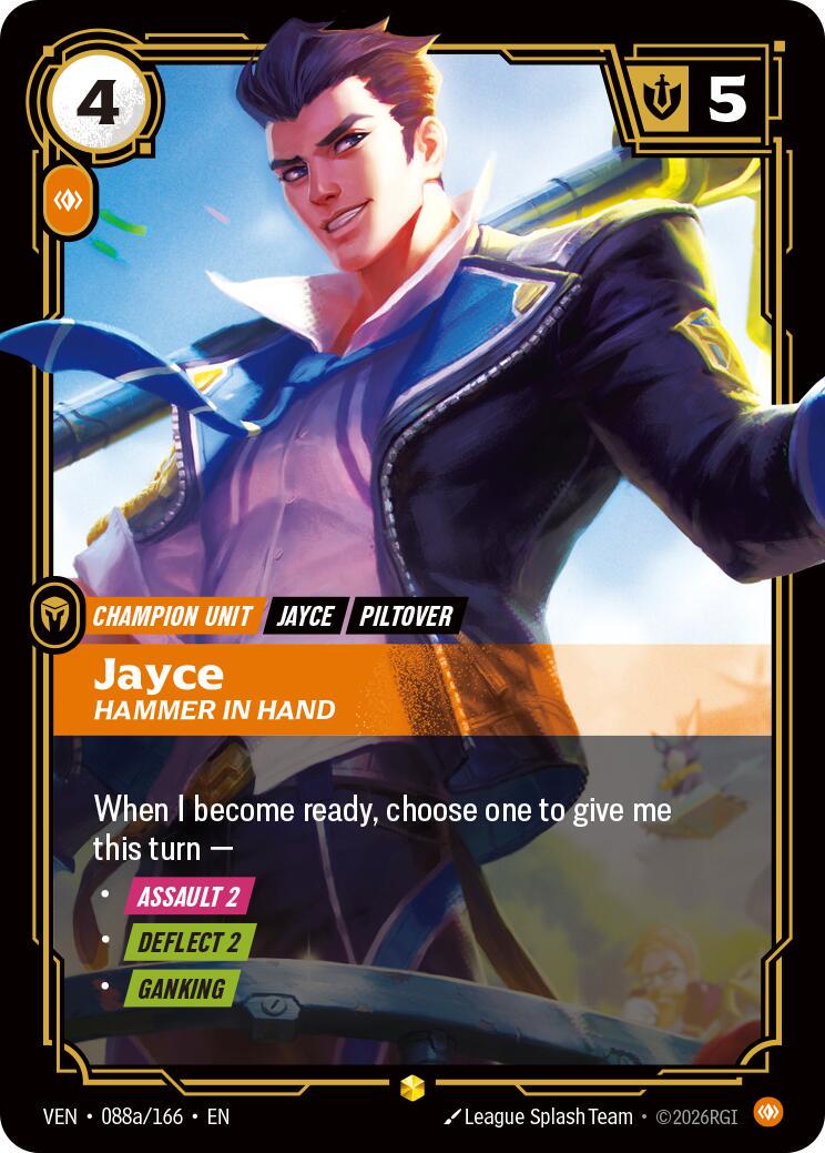 Jayce, Hammer in Hand [Alternate Art] #88a