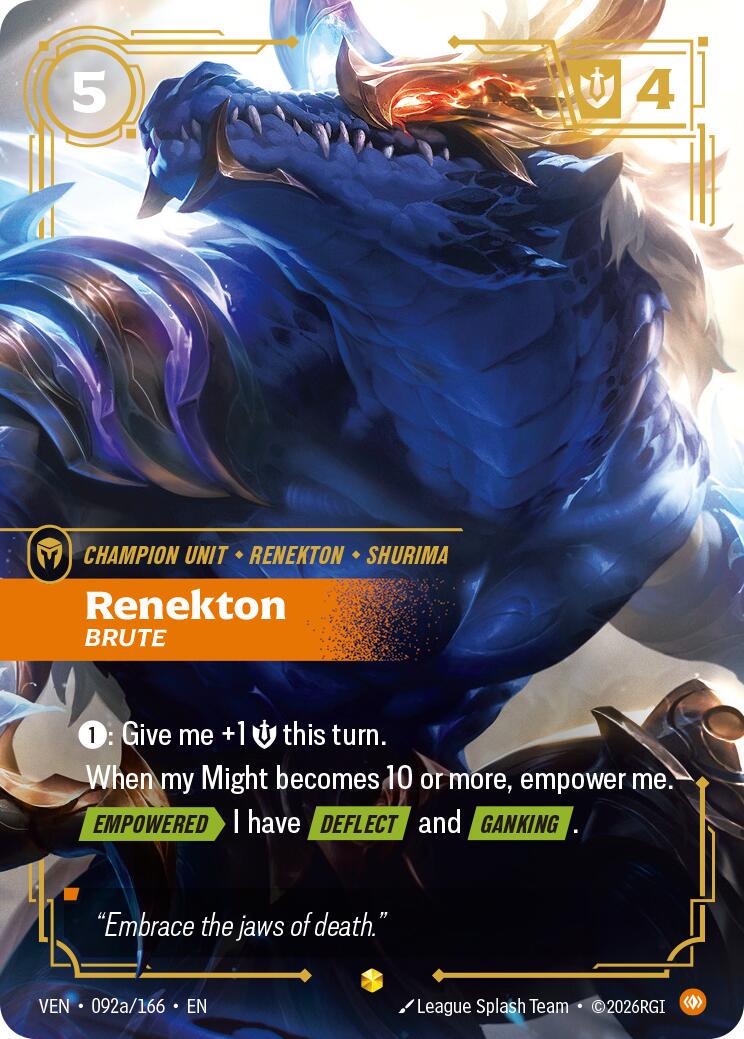 Renekton, Brute [Alternate Art] #92a