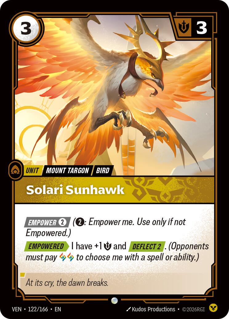 Solari Sunhawk [Foil] #122