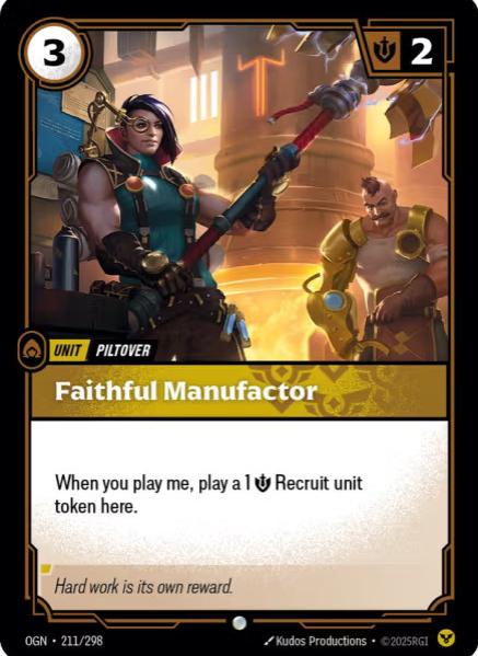 Faithful Manufactor #211
